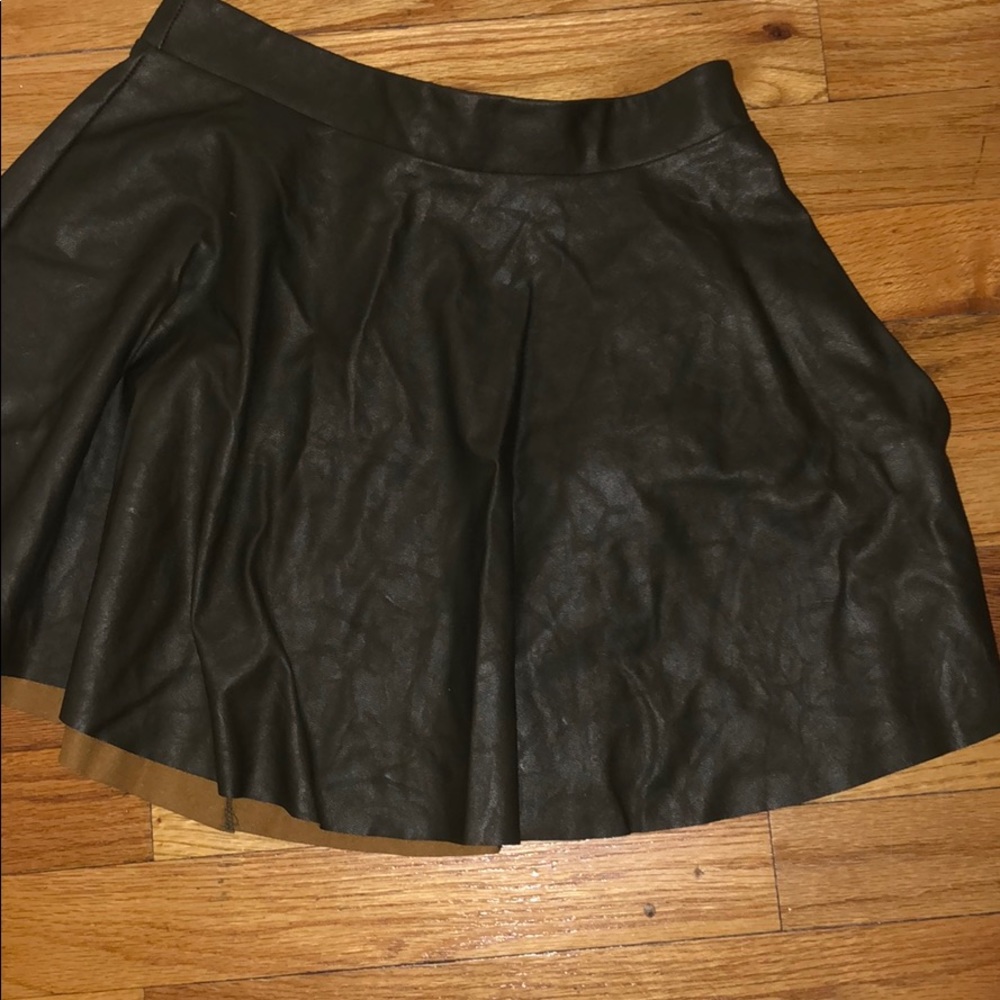 Leather skirt